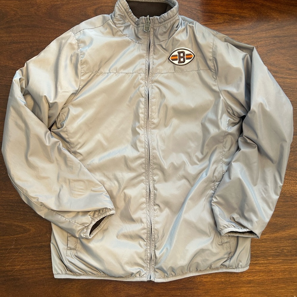NFL Gray Varsity Jacket with Logo